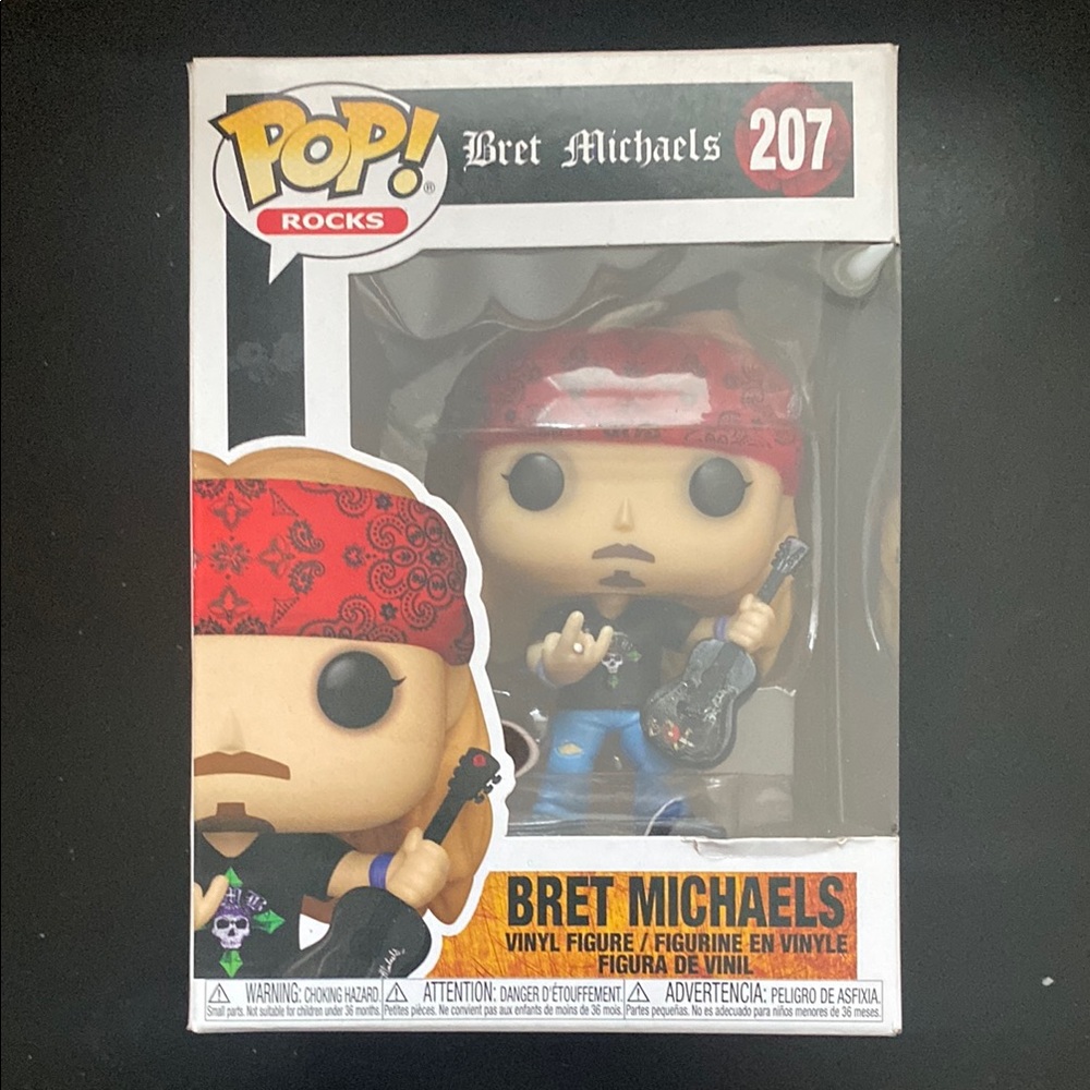 Funko Pop! Rocks Bret Michaels Vinyl Figure